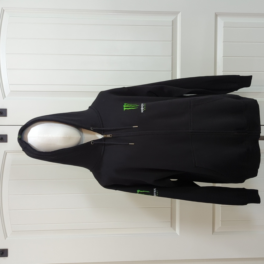 Monster Energy Black Zip up Hoodie